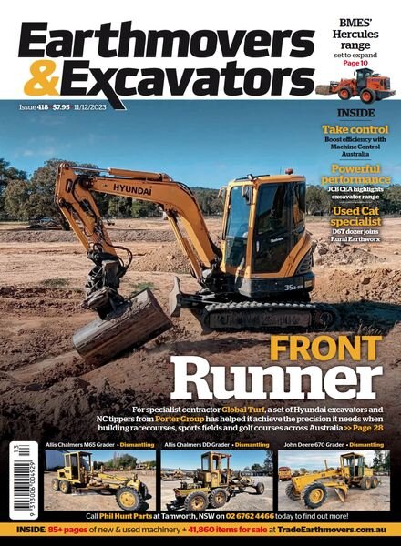 Earthmovers & Excavators – Issue 418 – December 2023 Cover