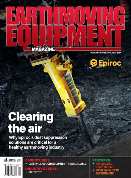Earthmoving Equipment – December 2023-January 2024 Cover