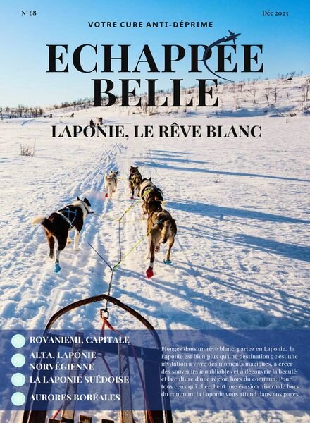 Echappee Belle Magazine – Decembre 2023 Cover