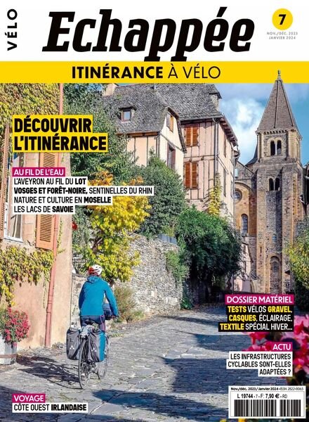 echappee Velo – Novembre 2023 – Janvier 2024 Cover