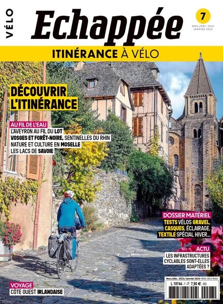echappee Velo – Novembre-Decembre 2023 – Janvier 2024 Cover