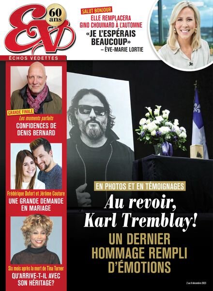 echos Vedettes – 2 Decembre 2023 Cover