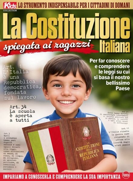 Eco-Geo Kids Speciale – La Costituzione Italiana – Dicembre 2023 – Gennaio 2024 Cover
