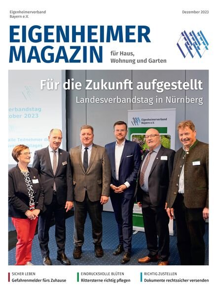 Eigenheimer Magazin – Dezember 2023 Cover