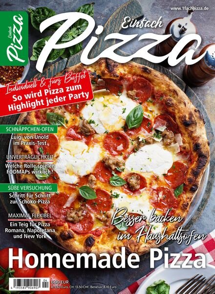 Einfach Pizza – Januar 2024 Cover