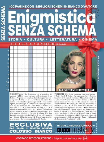 Enigmistica Senza Schema – Gennaio 2024 Cover