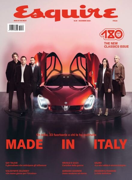 Esquire Italia – Dicembre 2023 Cover