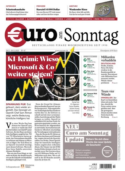 Euro am Sonntag – 24 November 2023 Cover
