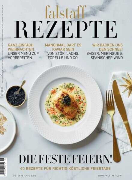 Falstaff Rezepte – Dezember 2023 Cover