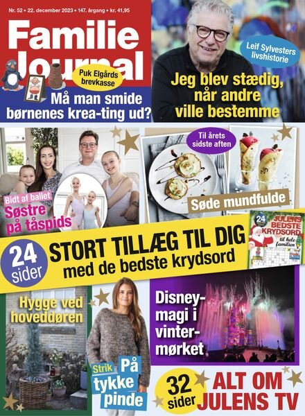 Familie Journal – Uge 52 – 22 December 2023 Cover