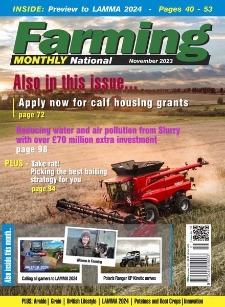 Farming Monthly National – November 2023 Cover