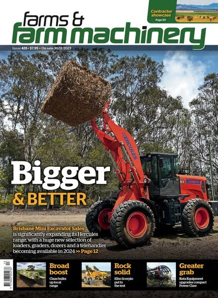 Farms and Farm Machinery – Issue 431 – 29 November 2023 Cover