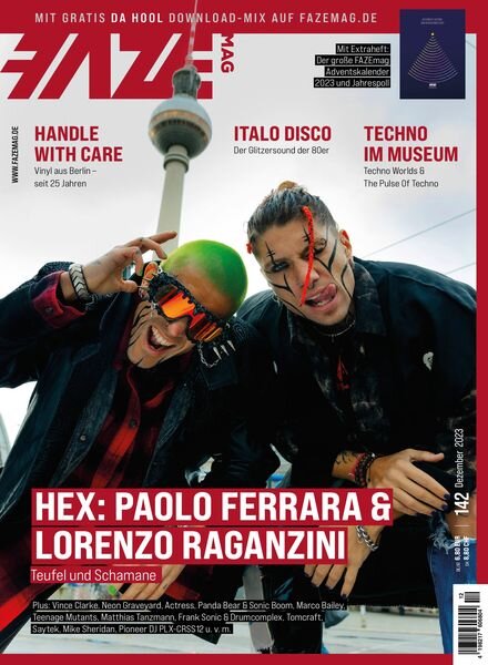 FAZE Magazin – Dezember 2023 Cover