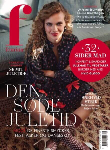 Femina Denmark – Uge 49 – 7 December 2023 Cover