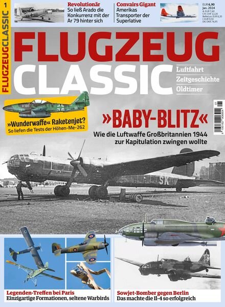 Flugzeug Classic – Januar 2024 Cover