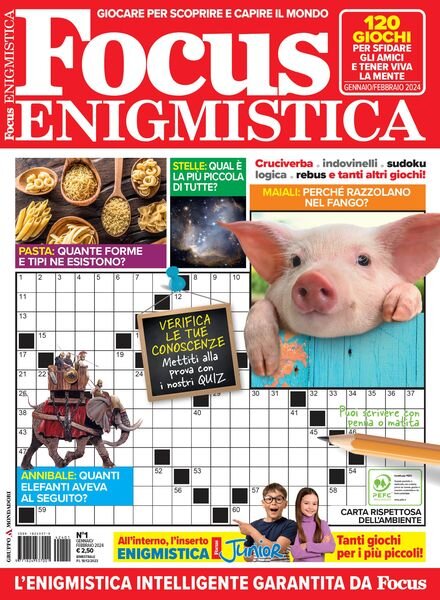 Focus Enigmistica – Gennaio-Febbraio 2024 Cover