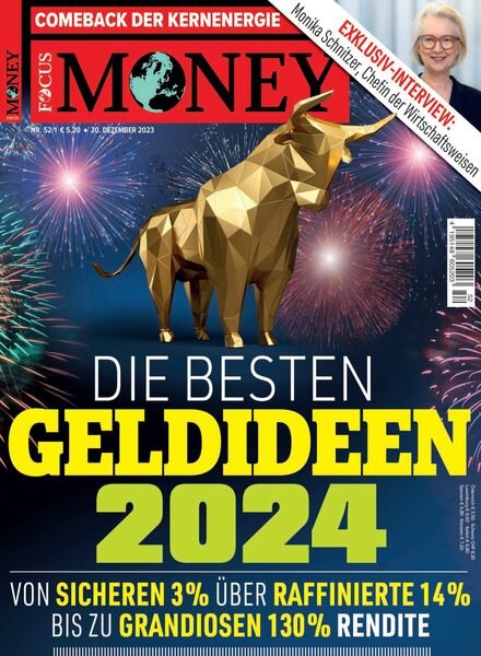 Focus Money – 20 Dezember 2023 Cover