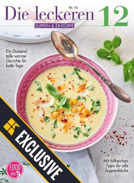 FOODkiss Die leckeren 12 – 6 Dezember 2023 Cover