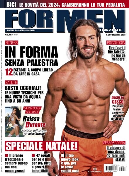 For Men Magazine – Dicembre 2023 Cover