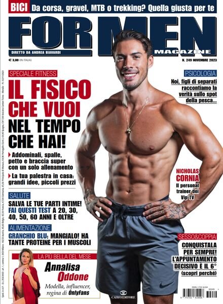 For Men Magazine – Novembre 2023 Cover