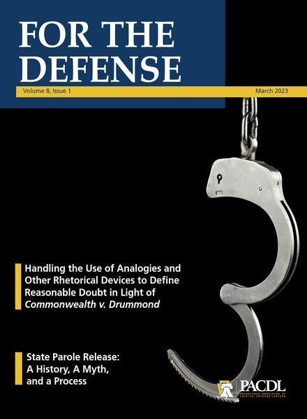 For the Defense – March 2023 Cover