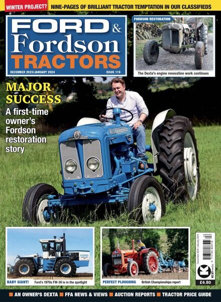 Ford & Fordson Tractors – December 2023 – January 2024 Cover