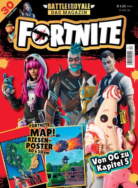 Fortnite Battle Royale Das Magazin – 13 Dezember 2023 Cover