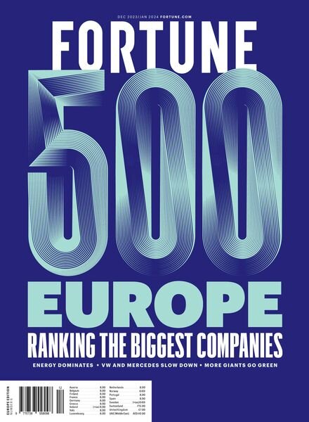 Fortune Europe Edition – December 2023 – January 2024 Cover