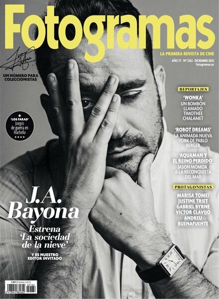 Fotogramas – Diciembre 2023 Cover