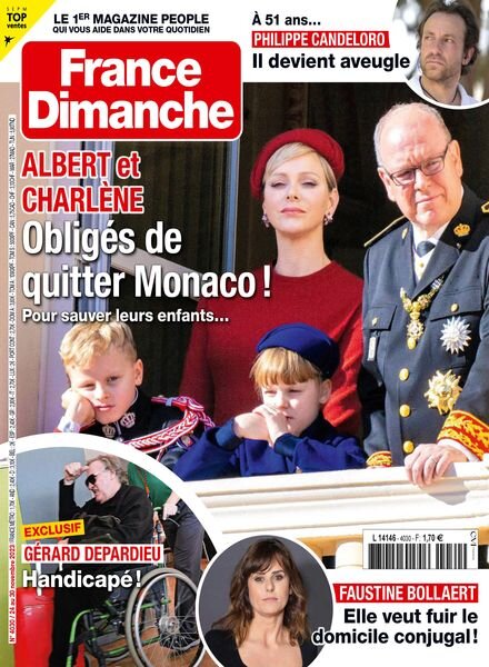 France Dimanche – 24 Novembre 2023 Cover