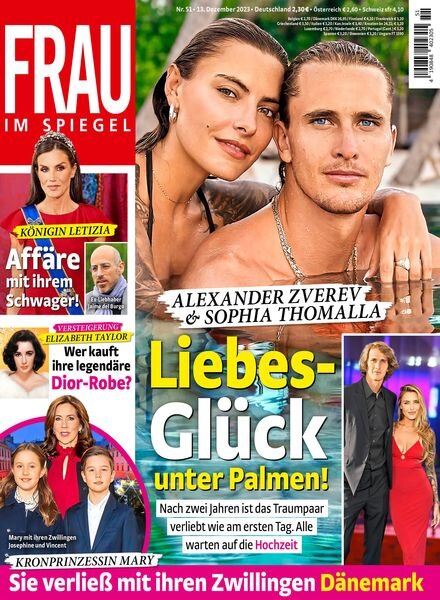 Frau im Spiegel – 13 Dezember 2023 Cover