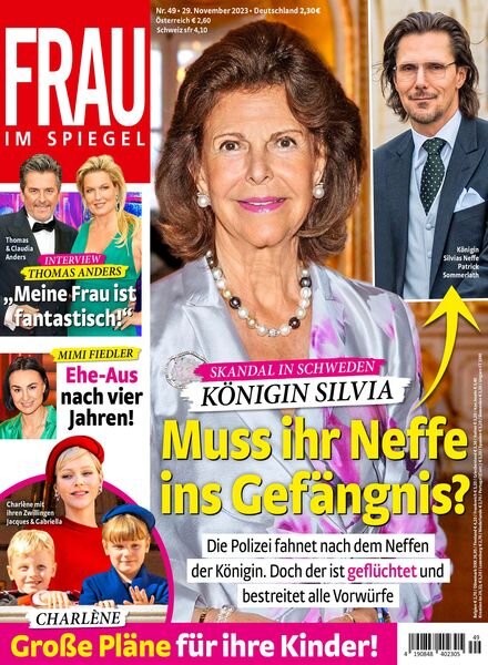 Frau im Spiegel – 29 November 2023 Cover