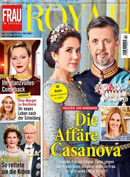 Frau im Spiegel Royal – Februar 2024 Cover