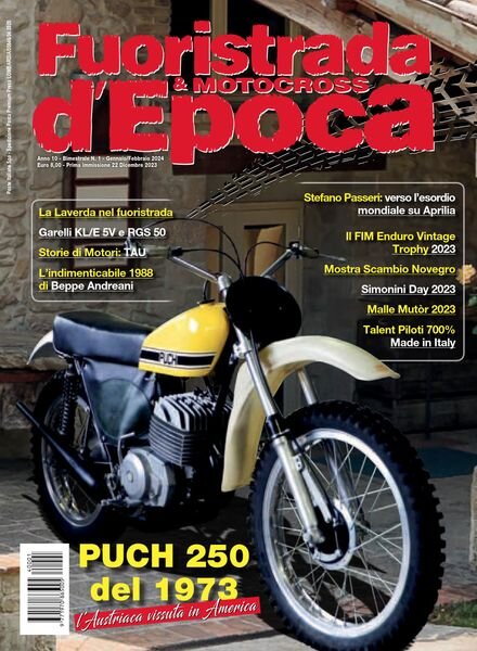 Fuoristrada & Motocross d’Epoca – Gennaio-Febbraio 2024 Cover