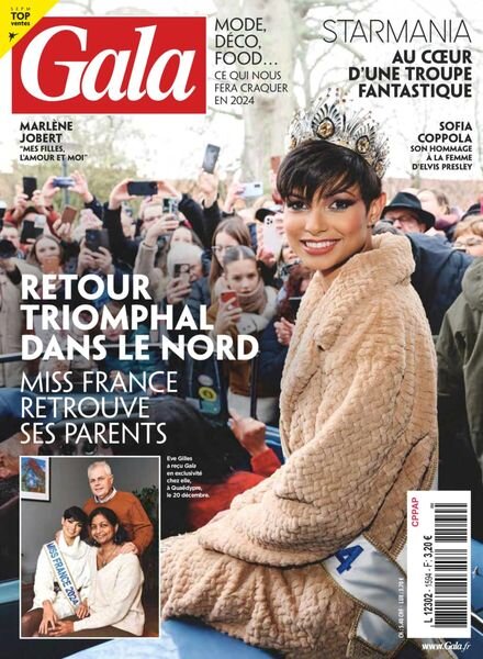 Gala France – 28 Decembre 2023 Cover
