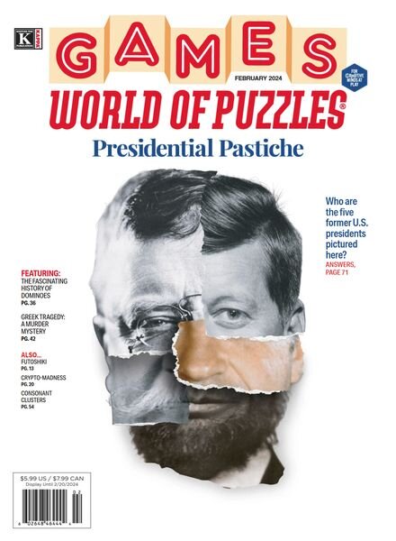 Games World of Puzzles – February 2024 Cover