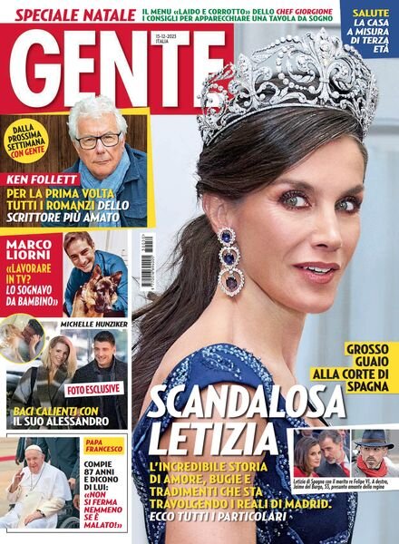 Gente Italia – 13 Dicembre 2023 Cover