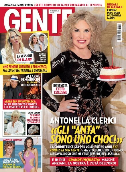 Gente Italia – 9 Dicembre 2023 Cover