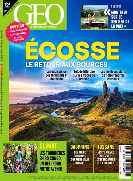 Geo France – Decembre 2023 Cover