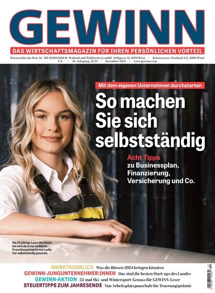 Gewinn – Dezember 2023 Cover