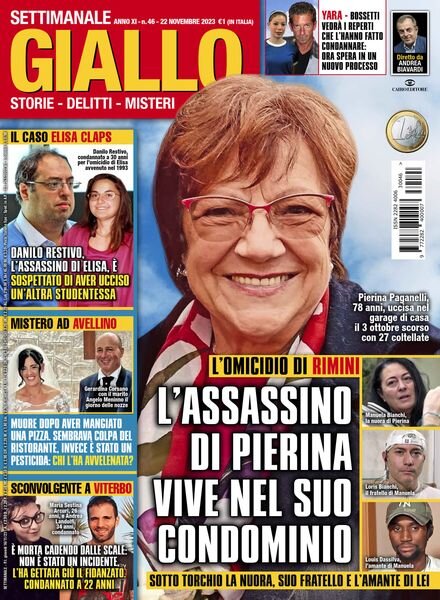 Giallo – 22 Novembre 2023 Cover