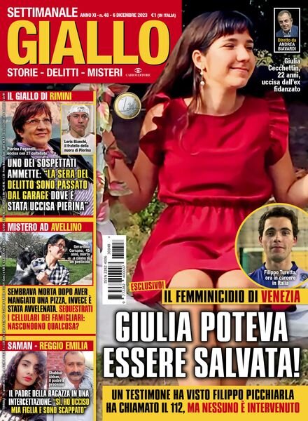 Giallo – 6 Dicembre 2023 Cover