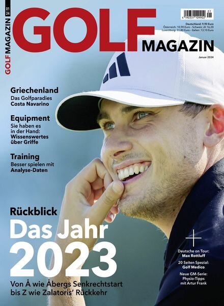 Golf Magazin – Januar 2024 Cover