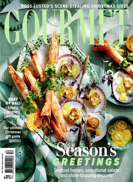Gourmet Traveller – December 2023 Cover