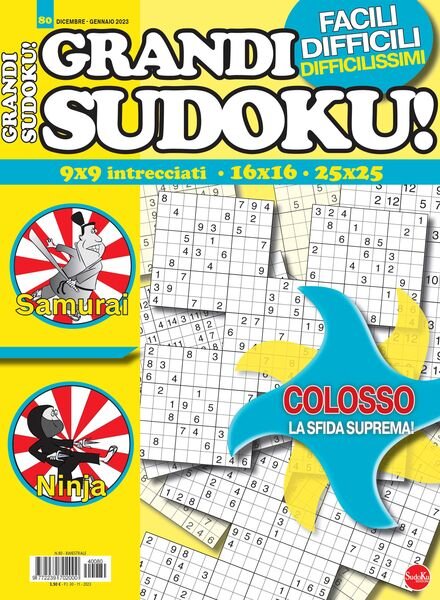 Grandi Sudoku – Dicembre 2023 – Gennaio 2024 Cover