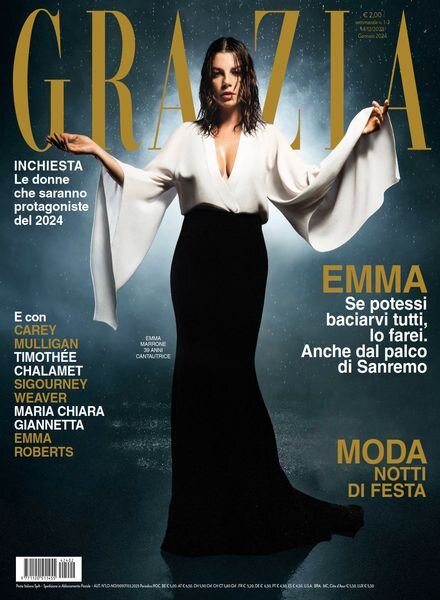 Grazia Italia – 14 Dicembre 2023 Cover