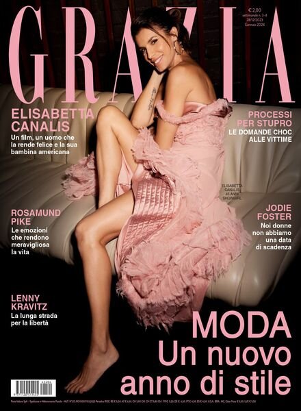 Grazia Italia – 28 Dicembre 2023 Cover