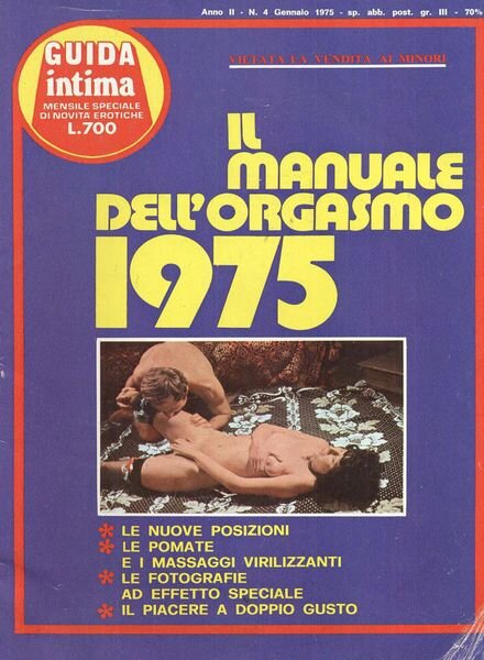 Guida Intima – N 4 Gennaio 1975 Cover
