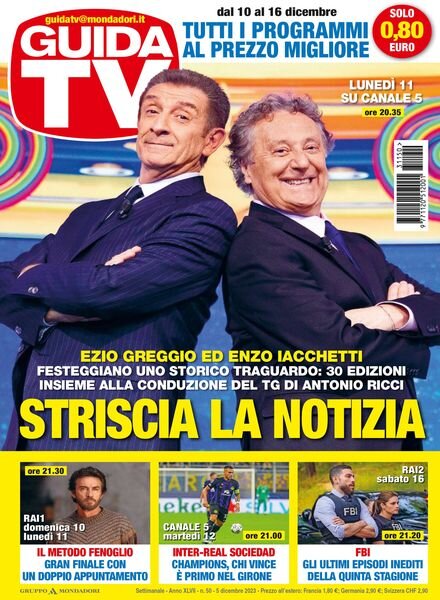 GuidaTV – 5 Dicembre 2023 Cover