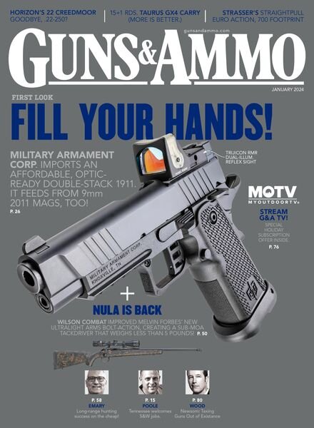 Guns & Ammo – January 2024 Cover